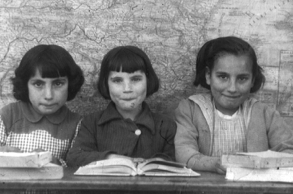 Retrato escolar. Bello.