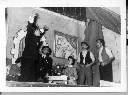 Grupo de Teatro de Calamocha. Escenas del " mÃ©dico a palos". Calamocha.