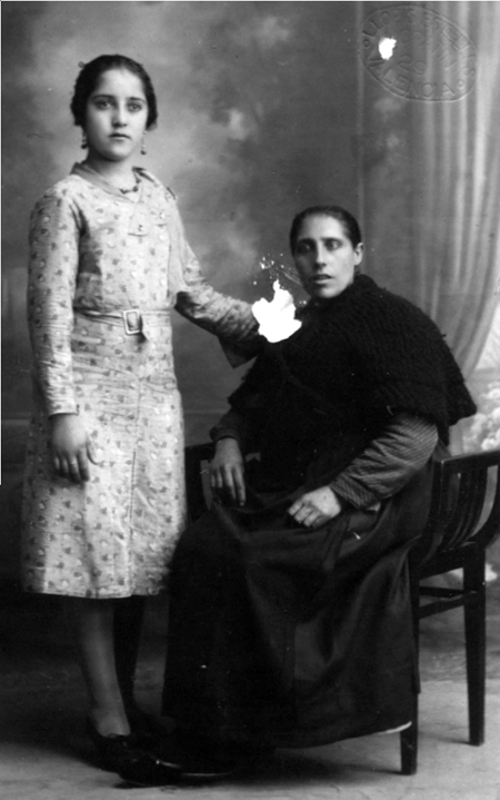 Retrato de Antonia y Felicidad. Cella.