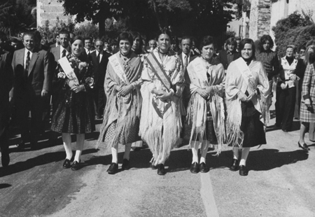 Majas en las fiestas de Luco de Jiloca.