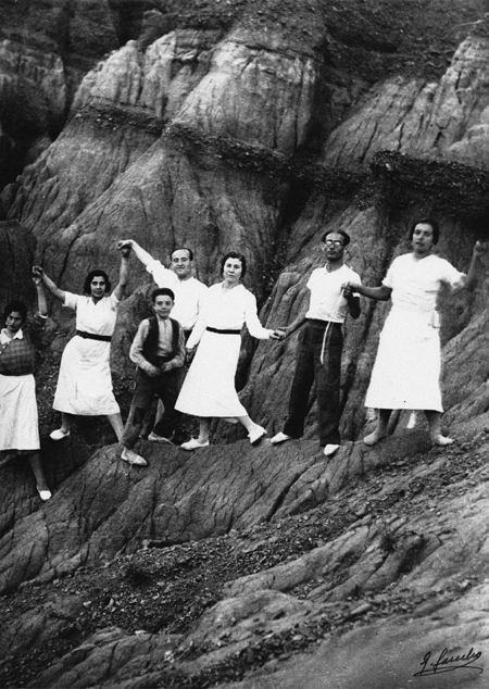 Escalando el carrascal. Navarrete