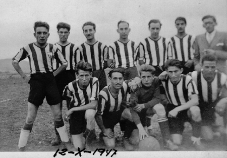 Equipo de fÃºtbol de Ojos Negros. 12 de Octubre de 1947.