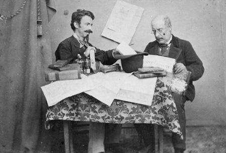 Dos amigos o parientes. Torrijo