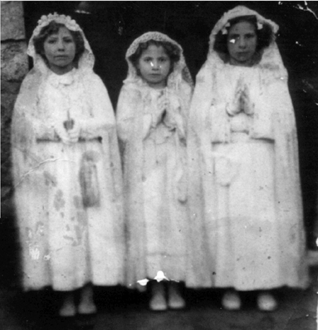 Tomasa, Isaura y Margarita. Cella