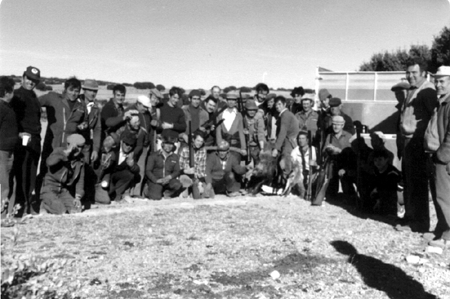 Grupo de cazadores de Cella.