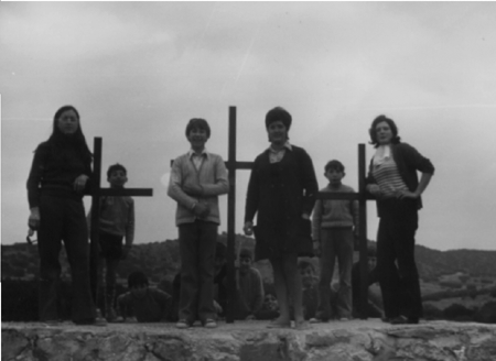 Amigos en el Calvario. Cella