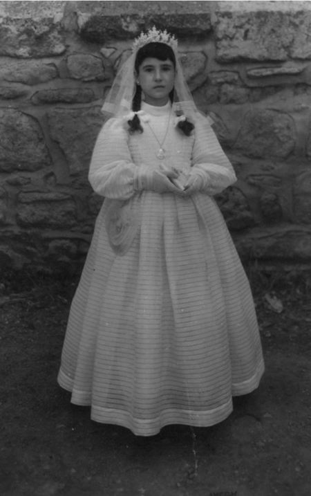 Retrato de niÃ±a de Primera ComuniÃ³n. Villarquemado.