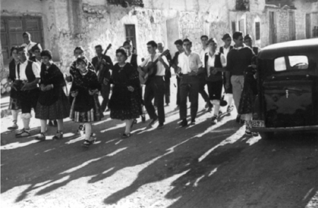 Grupo de amigos de ronda. Villarquemado.