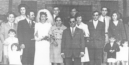 La familia SÃ¡nchez GuillÃ©n en la boda de Pilar. Villarreal de Huerva.