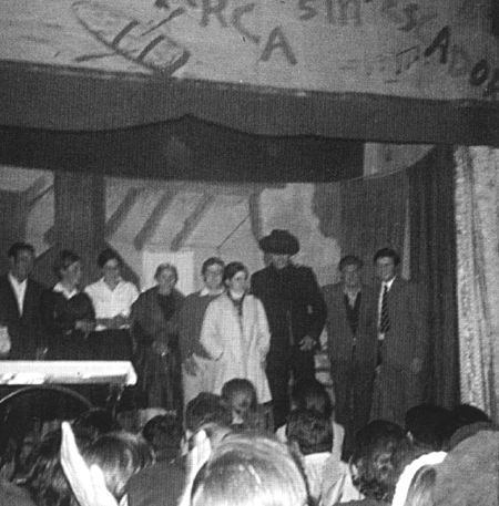 RepresentaciÃ³n teatral de "La barca sin pescador". Langa del Castillo.