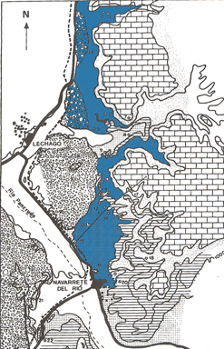 Archivo:Mapa fosiles navarrete.jpg