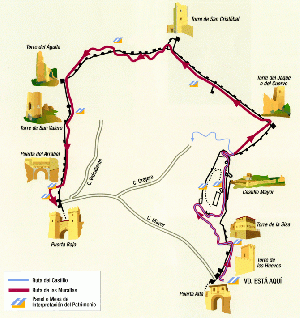 Ruta de las murallas de Daroca