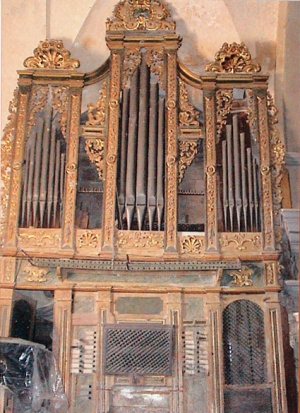 Órgano de la iglesia de Ojos Negros