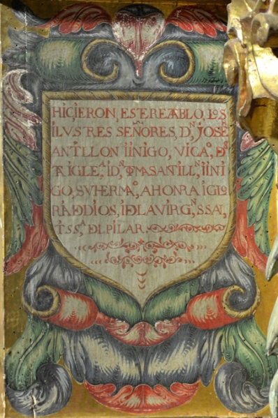Archivo:Leyenda capilla pilar antillon.jpg
