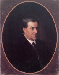 Retrato de Santiago González, pintado por Salvador Gisbert (1872)